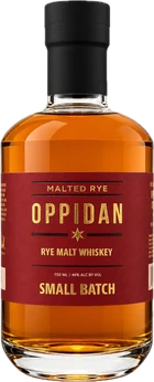 Bottle of Oppidan Malted Rye Whiskey